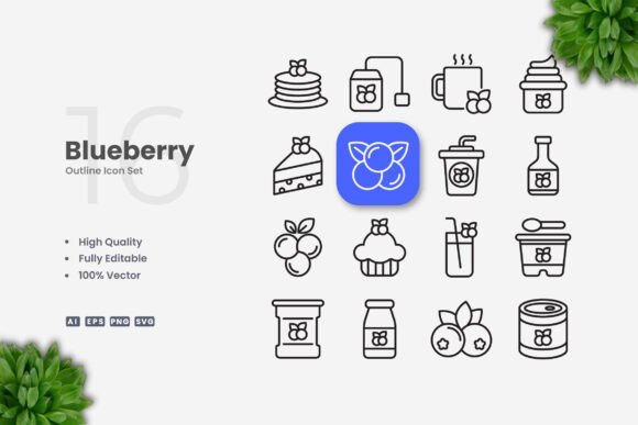 Blueberry Icons: A Versatile Design Solution for Modern Projects