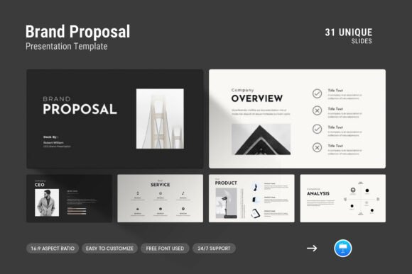 Brand Proposal Keynote Template: A Professional Way to Present Your Brand