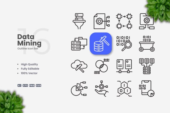 Data Mining Icons