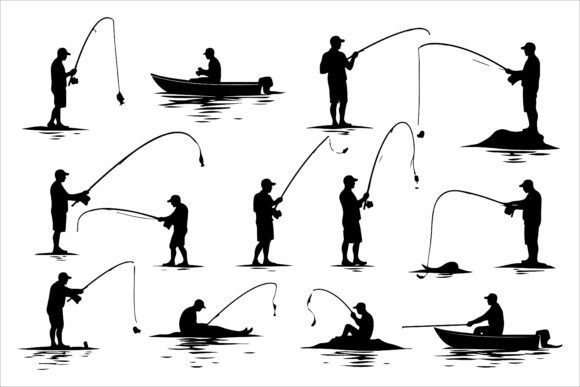 Fishing Equipment Silhouette Collection: A Strategic Asset for Creative and Business Growth