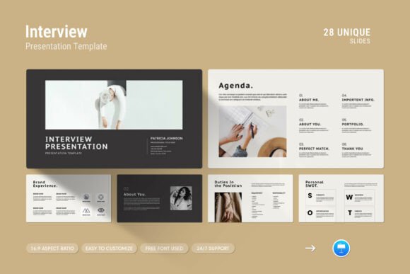 Interview Keynote Presentation Template