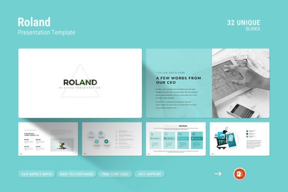 Roland Powerpoint Presentation Template