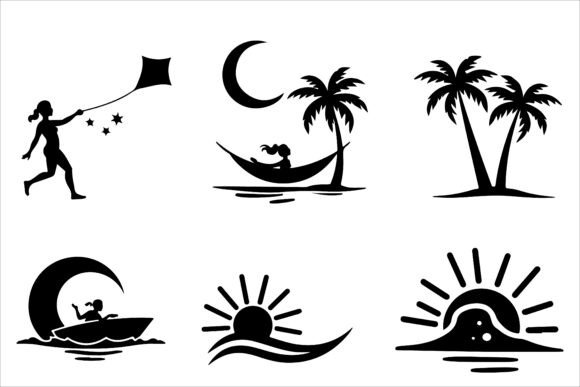 Summer Adventure Silhouette Bundle